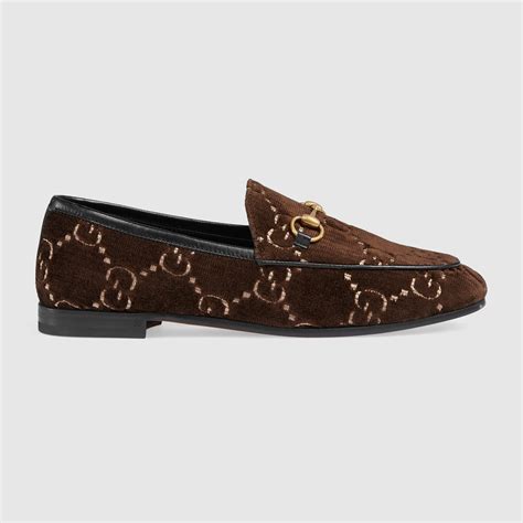 gucci velvet comfort shoes|gucci jordaan loafer.